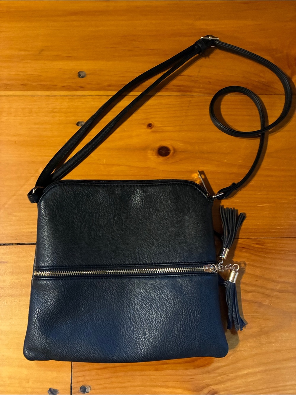 Crossbody Bag with Tassel Accent - Picture 7 of 10